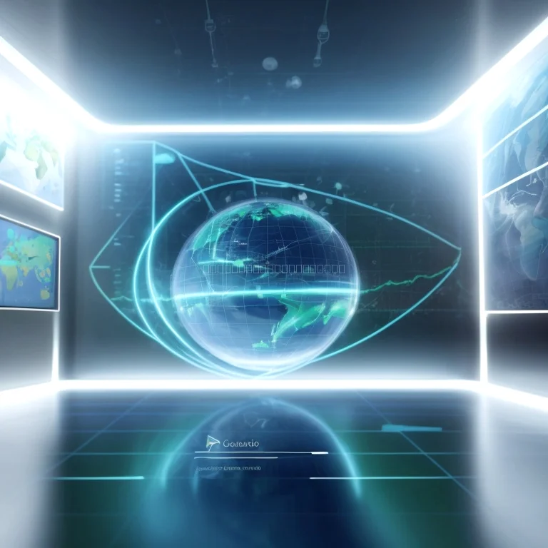 AI気候予測システムのインターフェース